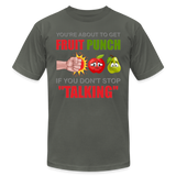 You're About To Get Fruit Punch, Foodie Shirt, Foodie Gifts, Funny Food Shirt, Food Shirt, Gift For Foodie, Fruit Shirt - asphalt