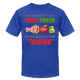 You're About To Get Fruit Punch, Foodie Shirt, Foodie Gifts, Funny Food Shirt, Food Shirt, Gift For Foodie, Fruit Shirt - royal blue