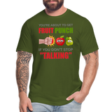 You're About To Get Fruit Punch, Foodie Shirt, Foodie Gifts, Funny Food Shirt, Food Shirt, Gift For Foodie, Fruit Shirt - olive