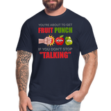 You're About To Get Fruit Punch, Foodie Shirt, Foodie Gifts, Funny Food Shirt, Food Shirt, Gift For Foodie, Fruit Shirt - navy