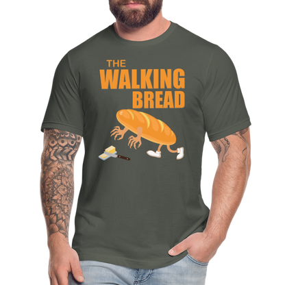 The Walking Bread, Foodie Shirt, Foodie Gifts, Funny Food Shirt, Food Shirt, Gift For Foodie, Fruit Shirt - asphalt