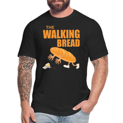 The Walking Bread, Foodie Shirt, Foodie Gifts, Funny Food Shirt, Food Shirt, Gift For Foodie, Fruit Shirt - black