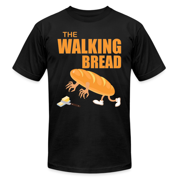 The Walking Bread, Foodie Shirt, Foodie Gifts, Funny Food Shirt, Food Shirt, Gift For Foodie, Fruit Shirt - black