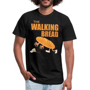 The Walking Bread, Foodie Shirt, Foodie Gifts, Funny Food Shirt, Food Shirt, Gift For Foodie, Fruit Shirt - black