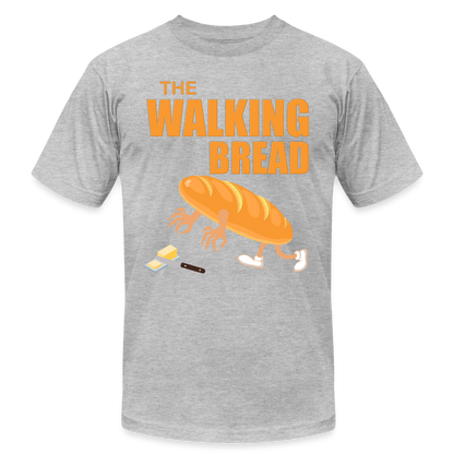 The Walking Bread, Foodie Shirt, Foodie Gifts, Funny Food Shirt, Food Shirt, Gift For Foodie, Fruit Shirt - heather gray