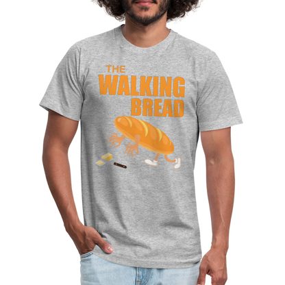 The Walking Bread, Foodie Shirt, Foodie Gifts, Funny Food Shirt, Food Shirt, Gift For Foodie, Fruit Shirt - heather gray