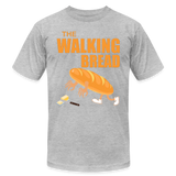 The Walking Bread, Foodie Shirt, Foodie Gifts, Funny Food Shirt, Food Shirt, Gift For Foodie, Fruit Shirt - heather gray