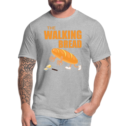 The Walking Bread, Foodie Shirt, Foodie Gifts, Funny Food Shirt, Food Shirt, Gift For Foodie, Fruit Shirt - heather gray