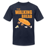 The Walking Bread, Foodie Shirt, Foodie Gifts, Funny Food Shirt, Food Shirt, Gift For Foodie, Fruit Shirt - navy