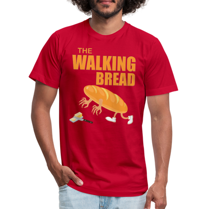 The Walking Bread, Foodie Shirt, Foodie Gifts, Funny Food Shirt, Food Shirt, Gift For Foodie, Fruit Shirt - red