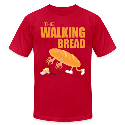 The Walking Bread, Foodie Shirt, Foodie Gifts, Funny Food Shirt, Food Shirt, Gift For Foodie, Fruit Shirt - red