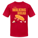 The Walking Bread, Foodie Shirt, Foodie Gifts, Funny Food Shirt, Food Shirt, Gift For Foodie, Fruit Shirt - red