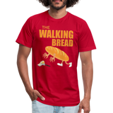 The Walking Bread, Foodie Shirt, Foodie Gifts, Funny Food Shirt, Food Shirt, Gift For Foodie, Fruit Shirt - red