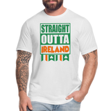 Straight Outta Ireland, St Patrick Day Shirt, Shamrock Shirt, Irish Shirt, Lucky Shirt, St Patricks Shirt, St Patricks Day Tee, St Patricks Day Gifts - white