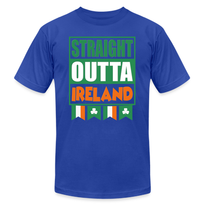 Straight Outta Ireland, St Patrick Day Shirt, Shamrock Shirt, Irish Shirt, Lucky Shirt, St Patricks Shirt, St Patricks Day Tee, St Patricks Day Gifts - royal blue