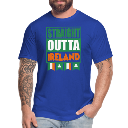 Straight Outta Ireland, St Patrick Day Shirt, Shamrock Shirt, Irish Shirt, Lucky Shirt, St Patricks Shirt, St Patricks Day Tee, St Patricks Day Gifts - royal blue