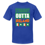 Straight Outta Ireland, St Patrick Day Shirt, Shamrock Shirt, Irish Shirt, Lucky Shirt, St Patricks Shirt, St Patricks Day Tee, St Patricks Day Gifts - royal blue