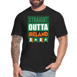 Straight Outta Ireland, St Patrick Day Shirt, Shamrock Shirt, Irish Shirt, Lucky Shirt, St Patricks Shirt, St Patricks Day Tee, St Patricks Day Gifts - black