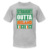 Straight Outta Ireland, St Patrick Day Shirt, Shamrock Shirt, Irish Shirt, Lucky Shirt, St Patricks Shirt, St Patricks Day Tee, St Patricks Day Gifts - heather gray