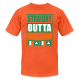 Straight Outta Ireland, St Patrick Day Shirt, Shamrock Shirt, Irish Shirt, Lucky Shirt, St Patricks Shirt, St Patricks Day Tee, St Patricks Day Gifts - orange