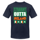 Straight Outta Ireland, St Patrick Day Shirt, Shamrock Shirt, Irish Shirt, Lucky Shirt, St Patricks Shirt, St Patricks Day Tee, St Patricks Day Gifts - navy