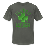 This Clover Is For My Lover, St Patrick Day Shirt, Shamrock Shirt, Irish Shirt, Lucky Shirt, St Patricks Shirt, St Patricks Day Tee, St Patricks Day Gifts - asphalt