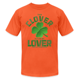 This Clover Is For My Lover, St Patrick Day Shirt, Shamrock Shirt, Irish Shirt, Lucky Shirt, St Patricks Shirt, St Patricks Day Tee, St Patricks Day Gifts - orange