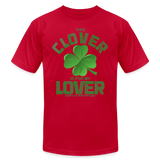 This Clover Is For My Lover, St Patrick Day Shirt, Shamrock Shirt, Irish Shirt, Lucky Shirt, St Patricks Shirt, St Patricks Day Tee, St Patricks Day Gifts - red