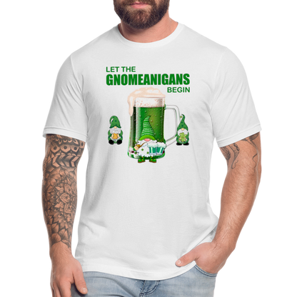 Let The Gnomeanigans Begin, Gnomes Drinking, St Patrick Day Shirt, Shamrock Shirt, Irish Shirt, Lucky Shirt, St Patricks Shirt, St Patricks Day Tee, St Patricks Day Gifts - white