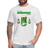 Let The Gnomeanigans Begin, Gnomes Drinking, St Patrick Day Shirt, Shamrock Shirt, Irish Shirt, Lucky Shirt, St Patricks Shirt, St Patricks Day Tee, St Patricks Day Gifts - white