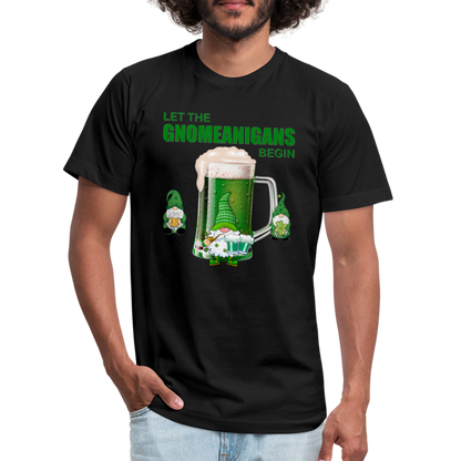 Let The Gnomeanigans Begin, Gnomes Drinking, St Patrick Day Shirt, Shamrock Shirt, Irish Shirt, Lucky Shirt, St Patricks Shirt, St Patricks Day Tee, St Patricks Day Gifts - black