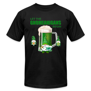 Let The Gnomeanigans Begin, Gnomes Drinking, St Patrick Day Shirt, Shamrock Shirt, Irish Shirt, Lucky Shirt, St Patricks Shirt, St Patricks Day Tee, St Patricks Day Gifts - black