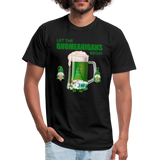 Let The Gnomeanigans Begin, Gnomes Drinking, St Patrick Day Shirt, Shamrock Shirt, Irish Shirt, Lucky Shirt, St Patricks Shirt, St Patricks Day Tee, St Patricks Day Gifts - black