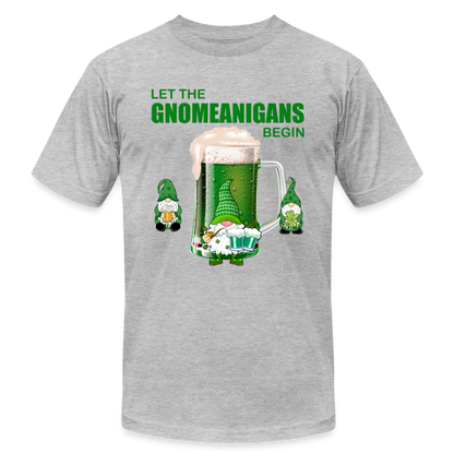 Let The Gnomeanigans Begin, Gnomes Drinking, St Patrick Day Shirt, Shamrock Shirt, Irish Shirt, Lucky Shirt, St Patricks Shirt, St Patricks Day Tee, St Patricks Day Gifts - heather gray