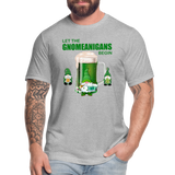 Let The Gnomeanigans Begin, Gnomes Drinking, St Patrick Day Shirt, Shamrock Shirt, Irish Shirt, Lucky Shirt, St Patricks Shirt, St Patricks Day Tee, St Patricks Day Gifts - heather gray