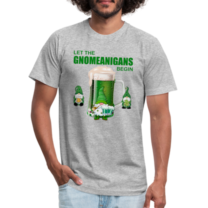 Let The Gnomeanigans Begin, Gnomes Drinking, St Patrick Day Shirt, Shamrock Shirt, Irish Shirt, Lucky Shirt, St Patricks Shirt, St Patricks Day Tee, St Patricks Day Gifts - heather gray