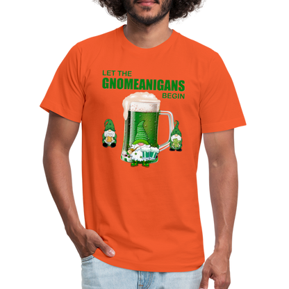 Let The Gnomeanigans Begin, Gnomes Drinking, St Patrick Day Shirt, Shamrock Shirt, Irish Shirt, Lucky Shirt, St Patricks Shirt, St Patricks Day Tee, St Patricks Day Gifts - orange