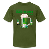 Let The Gnomeanigans Begin, Gnomes Drinking, St Patrick Day Shirt, Shamrock Shirt, Irish Shirt, Lucky Shirt, St Patricks Shirt, St Patricks Day Tee, St Patricks Day Gifts - olive