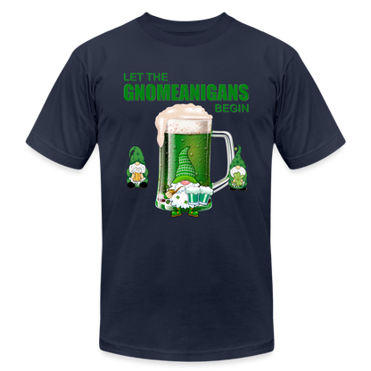 Let The Gnomeanigans Begin, Gnomes Drinking, St Patrick Day Shirt, Shamrock Shirt, Irish Shirt, Lucky Shirt, St Patricks Shirt, St Patricks Day Tee, St Patricks Day Gifts - navy