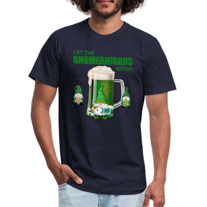 Let The Gnomeanigans Begin, Gnomes Drinking, St Patrick Day Shirt, Shamrock Shirt, Irish Shirt, Lucky Shirt, St Patricks Shirt, St Patricks Day Tee, St Patricks Day Gifts - navy