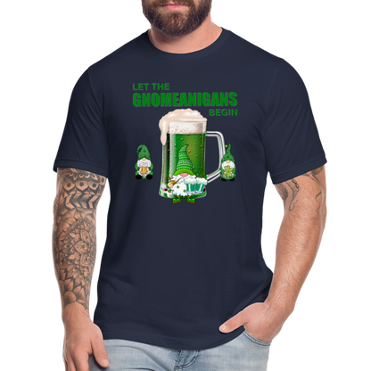 Let The Gnomeanigans Begin, Gnomes Drinking, St Patrick Day Shirt, Shamrock Shirt, Irish Shirt, Lucky Shirt, St Patricks Shirt, St Patricks Day Tee, St Patricks Day Gifts - navy