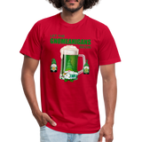 Let The Gnomeanigans Begin, Gnomes Drinking, St Patrick Day Shirt, Shamrock Shirt, Irish Shirt, Lucky Shirt, St Patricks Shirt, St Patricks Day Tee, St Patricks Day Gifts - red