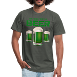 I'm Here For The Beer, Beer Drinking Shirt, Green Beer, St Patrick Day Shirt, Shamrock Shirt, Irish Shirt, Lucky Shirt, St Patricks Shirt, St Patricks Day Tee, St Patricks Day Gifts - asphalt