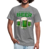 I'm Here For The Beer, Beer Drinking Shirt, Green Beer, St Patrick Day Shirt, Shamrock Shirt, Irish Shirt, Lucky Shirt, St Patricks Shirt, St Patricks Day Tee, St Patricks Day Gifts - slate