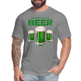 I'm Here For The Beer, Beer Drinking Shirt, Green Beer, St Patrick Day Shirt, Shamrock Shirt, Irish Shirt, Lucky Shirt, St Patricks Shirt, St Patricks Day Tee, St Patricks Day Gifts - slate