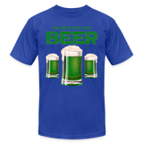 I'm Here For The Beer, Beer Drinking Shirt, Green Beer, St Patrick Day Shirt, Shamrock Shirt, Irish Shirt, Lucky Shirt, St Patricks Shirt, St Patricks Day Tee, St Patricks Day Gifts - royal blue