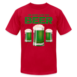 I'm Here For The Beer, Beer Drinking Shirt, Green Beer, St Patrick Day Shirt, Shamrock Shirt, Irish Shirt, Lucky Shirt, St Patricks Shirt, St Patricks Day Tee, St Patricks Day Gifts - red