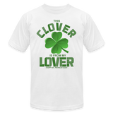 This Clover Is From My Lover, St Patrick Day Shirt, Shamrock Shirt, Irish Shirt, Lucky Shirt, St Patricks Shirt, St Patricks Day Tee, St Patricks Day Gifts - white