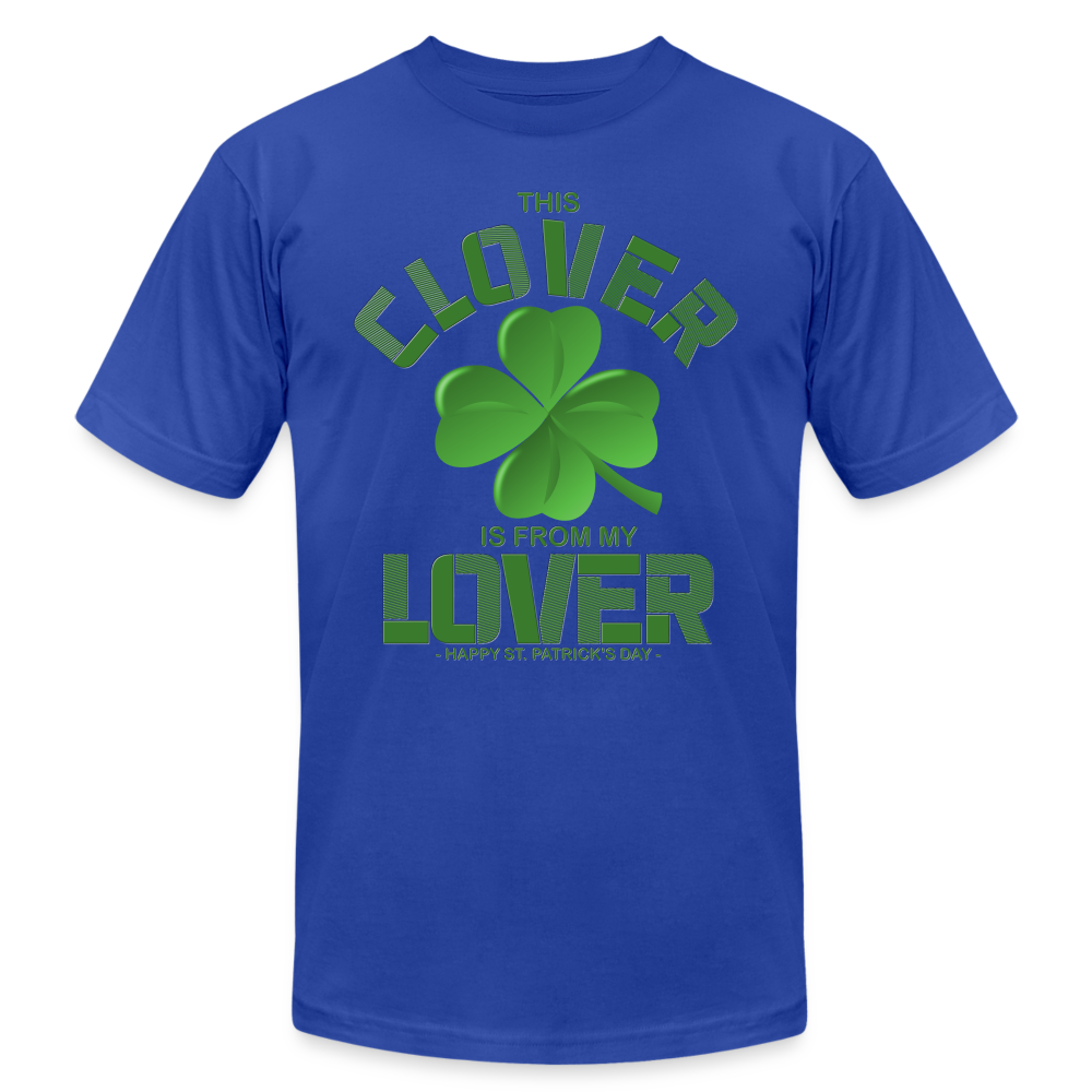 This Clover Is From My Lover, St Patrick Day Shirt, Shamrock Shirt, Irish Shirt, Lucky Shirt, St Patricks Shirt, St Patricks Day Tee, St Patricks Day Gifts - royal blue