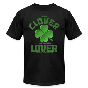 This Clover Is From My Lover, St Patrick Day Shirt, Shamrock Shirt, Irish Shirt, Lucky Shirt, St Patricks Shirt, St Patricks Day Tee, St Patricks Day Gifts - black